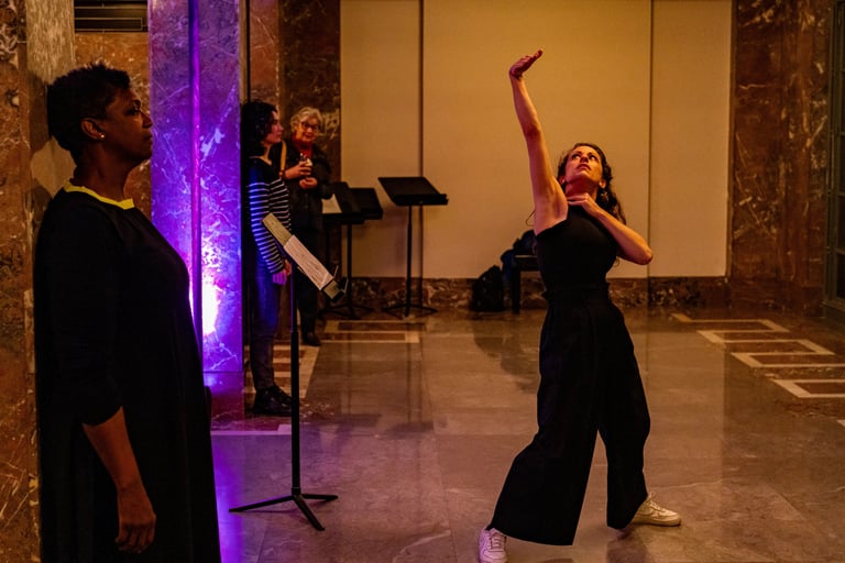 Maria Eichler Mezzosopran Performer Klarafestival Brussel Bozar Gavin Bryars Claron McFadden 