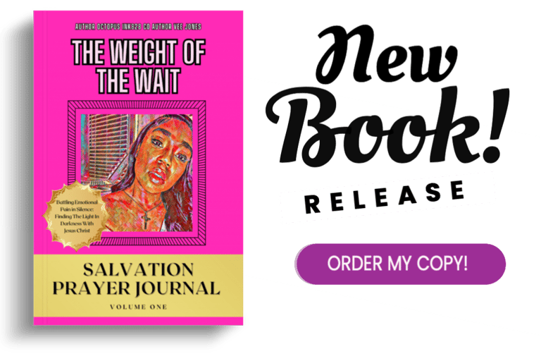 new book release for the weight of the wait salvation prayer journal Volume One