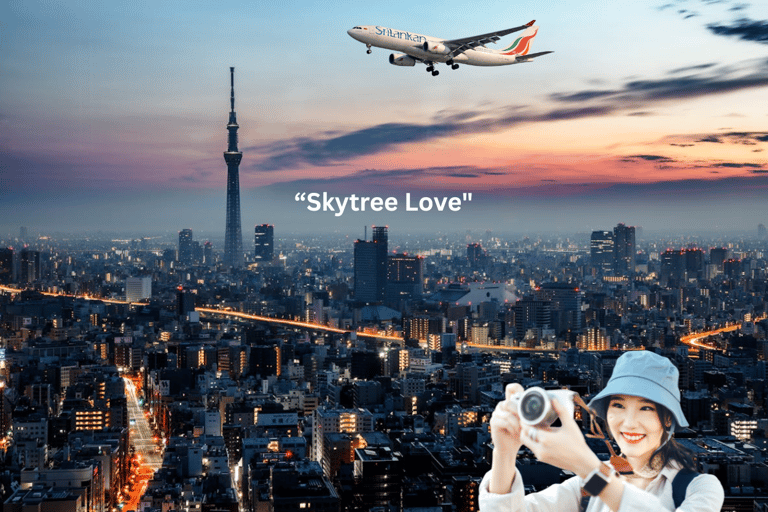 Skytree Love & Tokyo Skytree view with sunset sky – ending on a high note