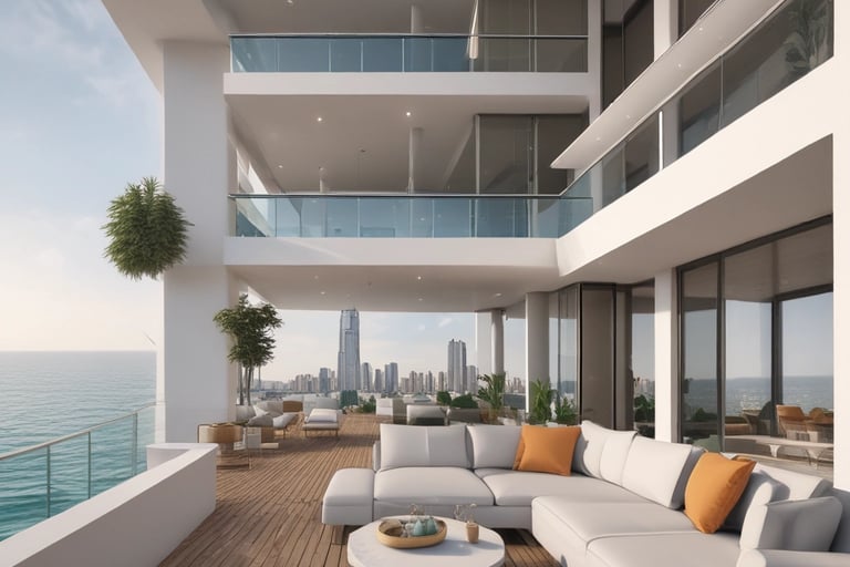 Bright living room with modern inventory