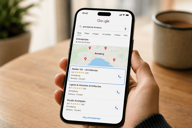 référencement local google pour être visible localement sur Googles Maps