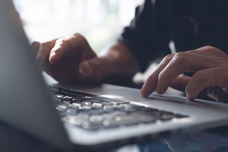 Ordinateur portable en fonction