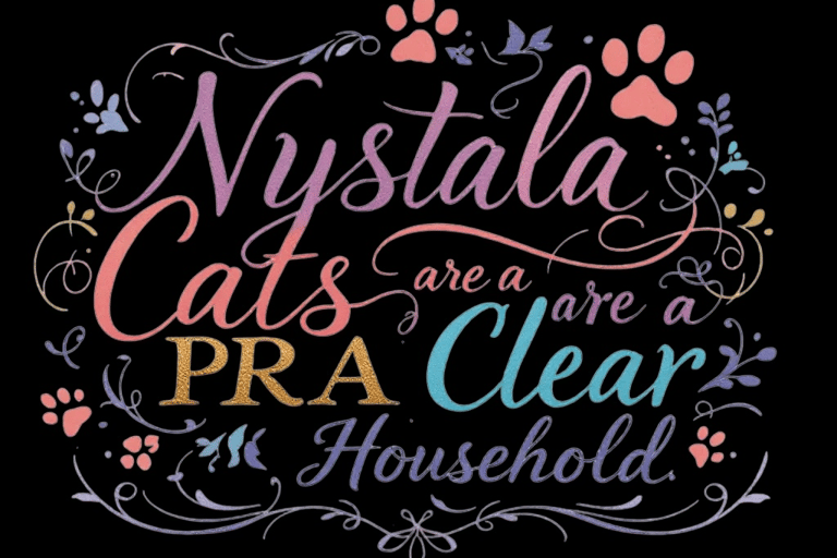 Nystala Cats are a PRA N/N - clear household