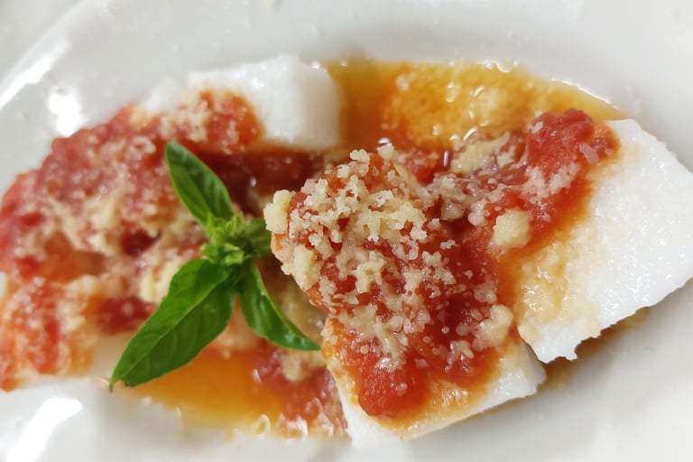 Lactose-free Sardinian dinner near Olbia and Costa Smeralda