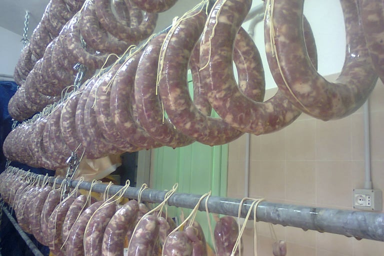 Typische sardische Produkte: Sardische Wurst