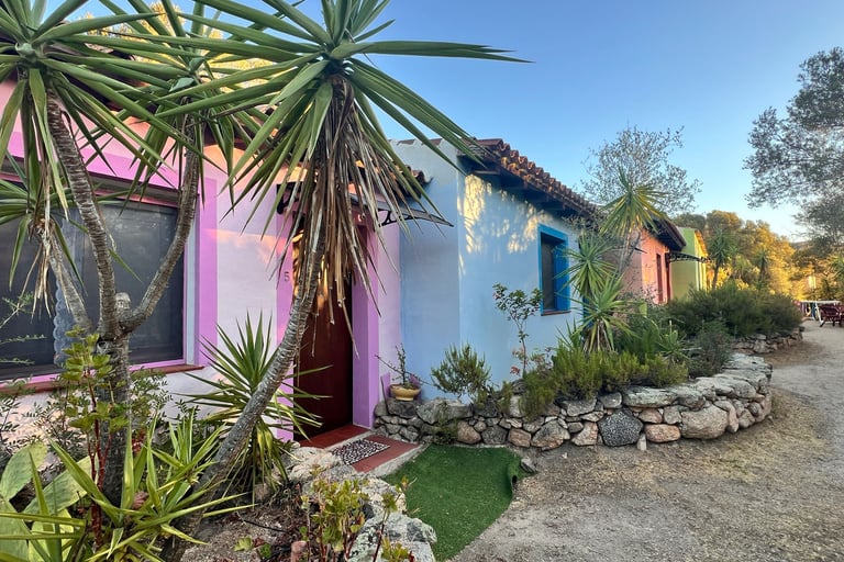 Esterno delle camere dell’agriturismo Agrisole in Sardegna vicino Olbia e Porto Rotondo