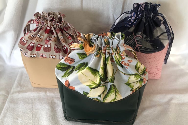 Trousse de toilette artisanale originale