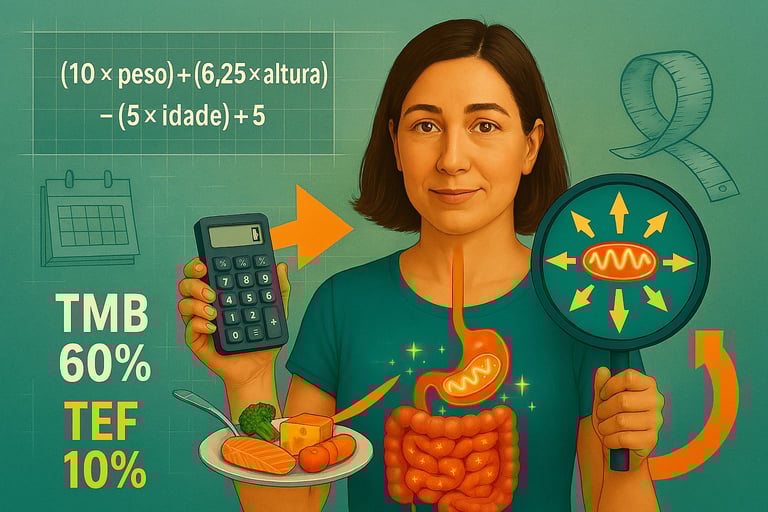Fórmula Mifflin-St Jeor para calcular taxa metabólica basal