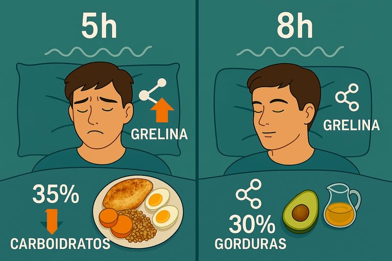 Como o sono regula hormônios da fome e facilita o emagrecimento
