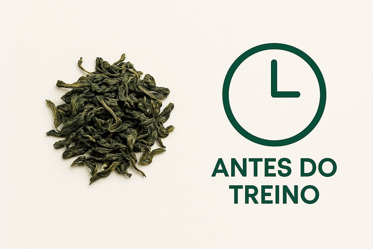 Preparo correto chá verde para emagrecer - temperatura e horário ideais