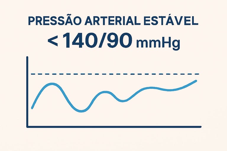 Gráfico mostrando a segurança da tadalafila em pacientes com hipertensão estável no Brasil