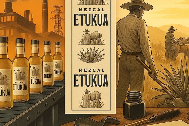  Comparación entre producción industrial fraudulenta y métodos artesanales auténticos de mezcal