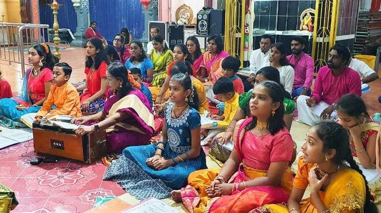 kaaliamman temple sangeetham performance
