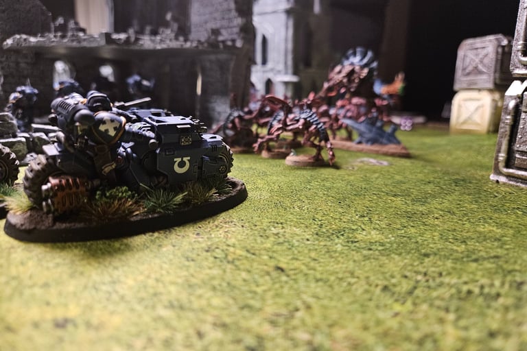 Outriders on the charge