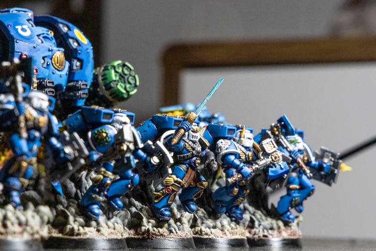 Ultramarines on the charge