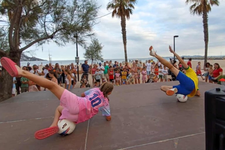 espectáculo de freestyle fútbol para cumpleaños en Valencia
