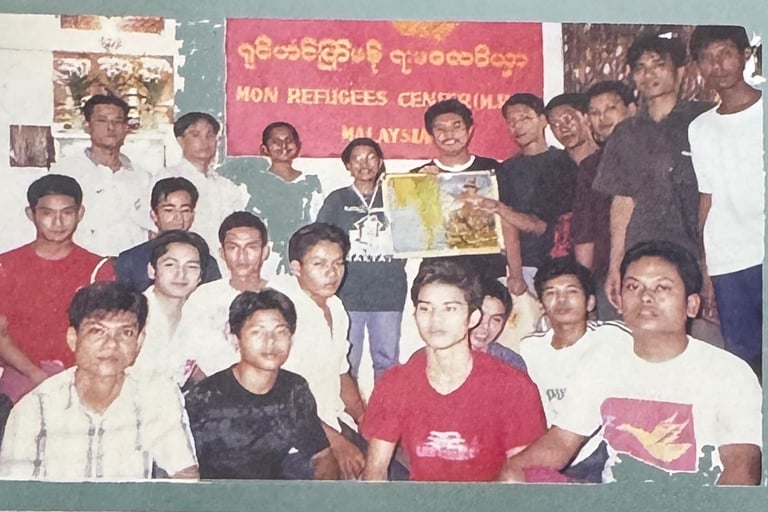 A Group Photo of Mon Refugees Center Malaysia (MRCM)