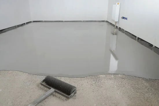 self level concrete