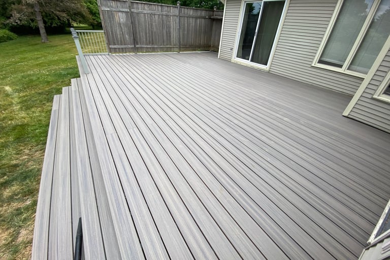 Composite deck built in Williamston MI