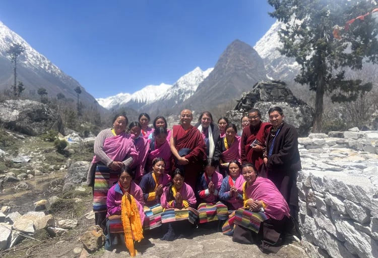 NGO in the Himalayan Mountains. Climate change initiatives