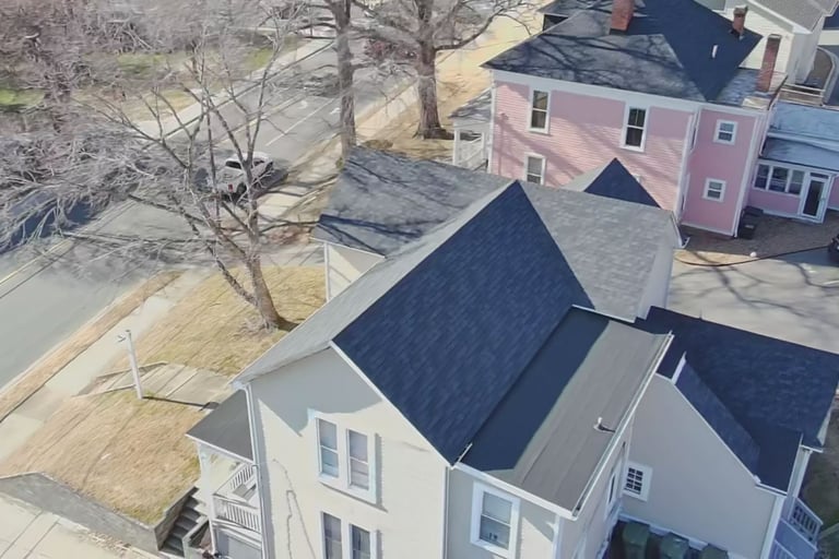 Residential roof replacement done in Keswick