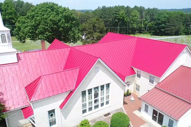 Metal roof replacement in albarmale county