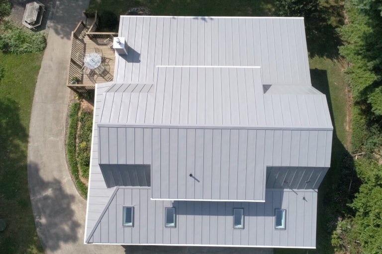 standing seam metal roof replacement Charlottesville VA