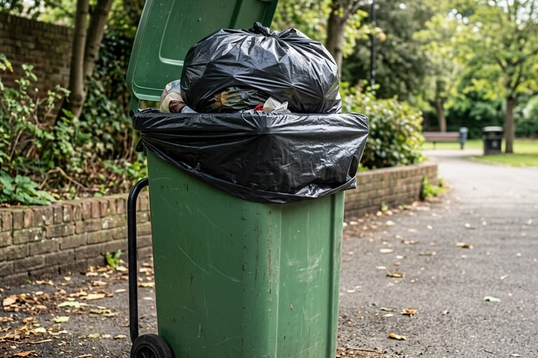 Large garbage bags size comparison Indore – multiple size waste bags supplier