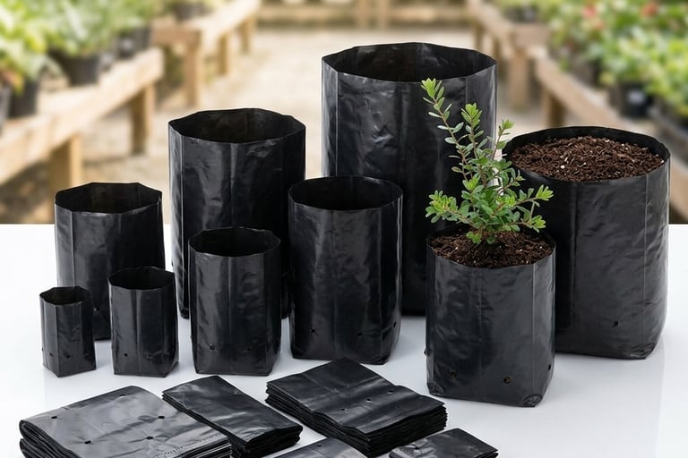 Plant nursery using plastic nursery bags in agriculture Indore – NEW GURUNANAK PLASTIC & PACKAGING
