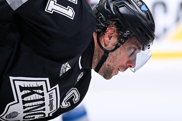 Anze Kopitar during game 3 of the NHL Stanley Cup Playoffs 1st round against the Avalanche