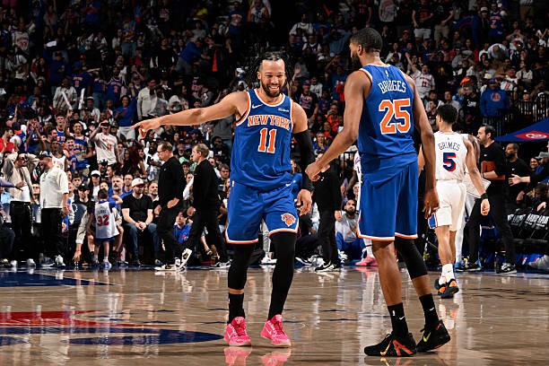 Brunson and Bridges during May 13, 2026