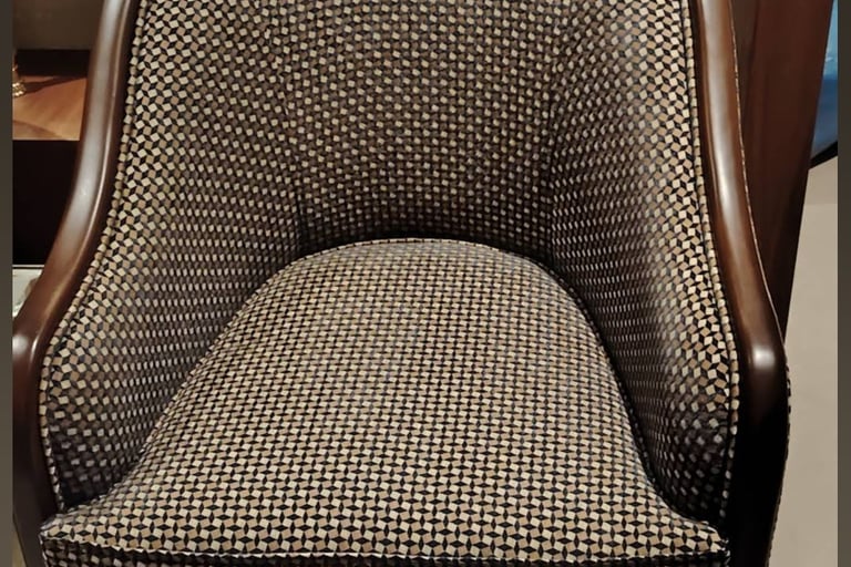 Sofa fabric replacement and repair work