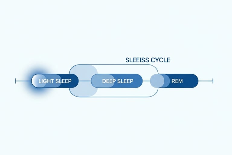 a diagram of a sleep cycle