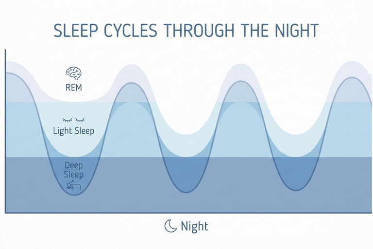 a diagram of a sleep cycle