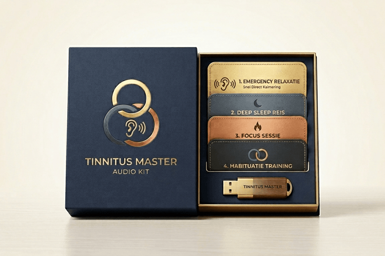 De Tinnitus Master audiobundel voor braintraining en habituatie