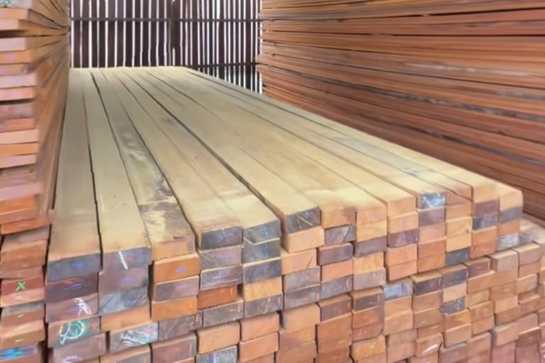 kayu ulin asli kalimantan