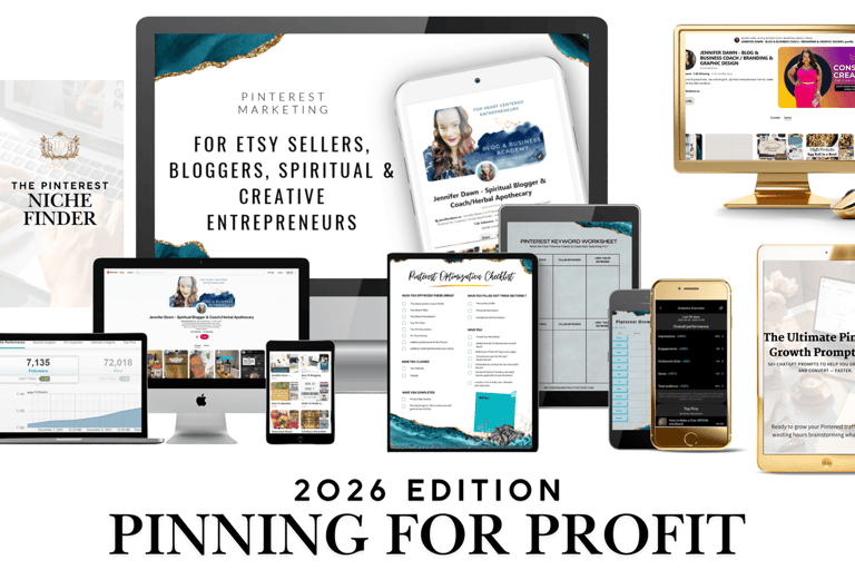 mockup of a Pinterest course bundle