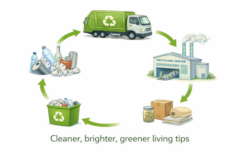Greener Living Tips, Recycle