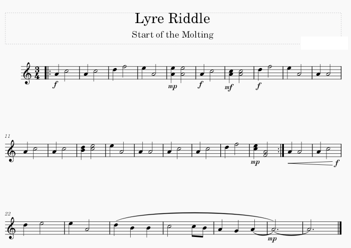The Lyre Riddle Song