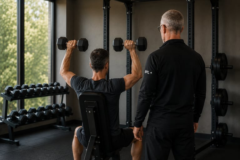 Coaching sportif en salle à Sarzeau axé force fonctionnelle et longévité
