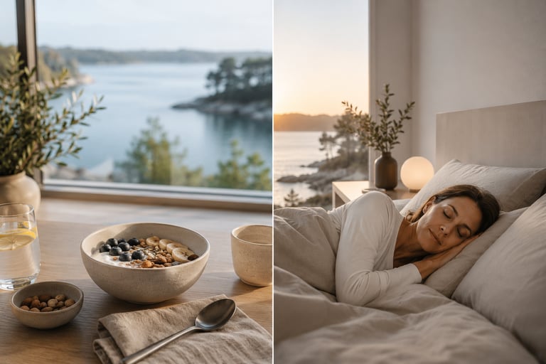 Nutrition de qualité et sommeil réparateur jouent un rôle déterminant dans la qualité de vie et l'entraînement sportif.