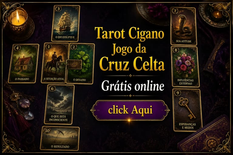 Tarot Cigano jogo Da Cruz Celta Grátis Online