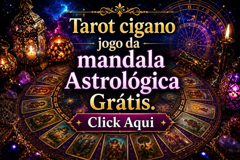 Tarot Cigano Jogo da Mandala Astrológica Online grátis