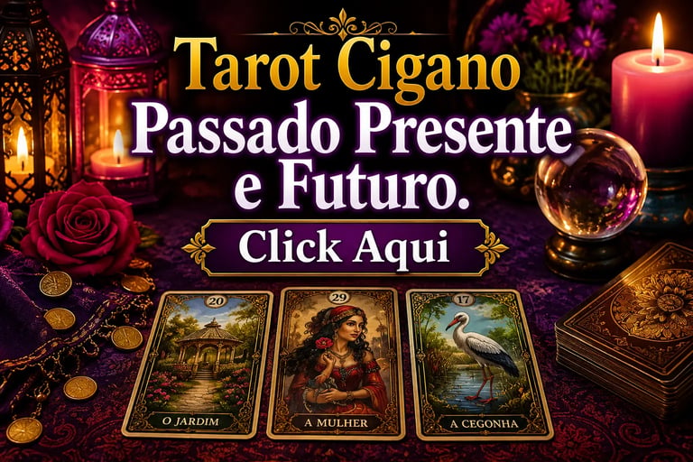 Tarot Cigano Passado Presente e Futuro