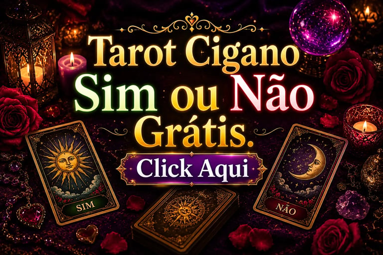 Tarot Cigano Sim ou Não Online Grátis