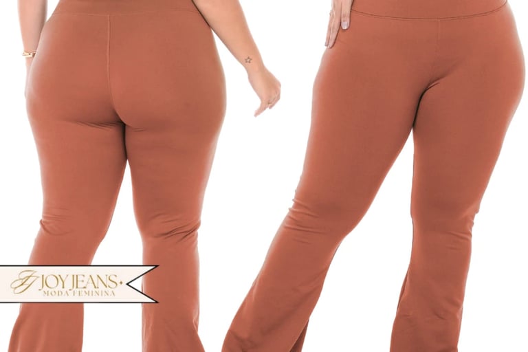 calça plus size feminina shopee