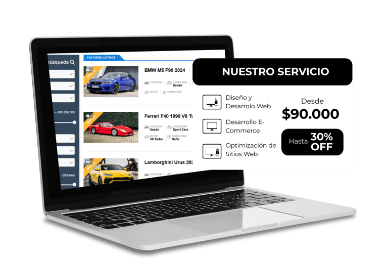 página web concesionaria de autos