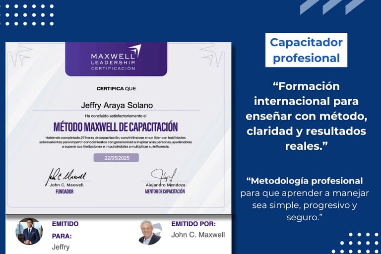certificación internacional John Maxwell Team