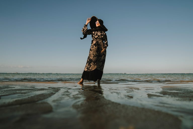 Lifestyle portrait session at The Westin Resort Nusa Dua Beach Bali, refined coastal setting