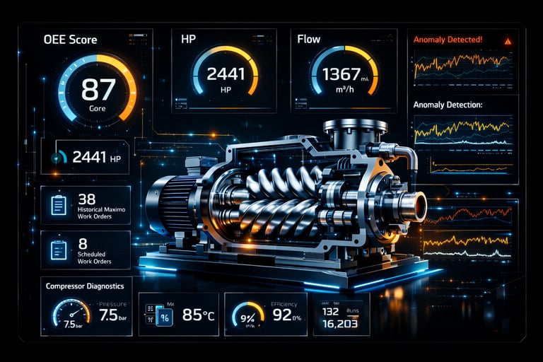 Concept Design for Screw Compressor Display